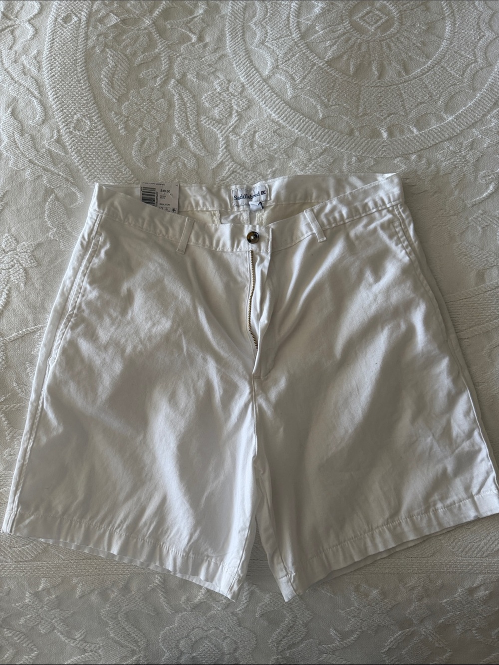 NWT 34W Classic White Men’s Shorts - Saddlebred from Belk